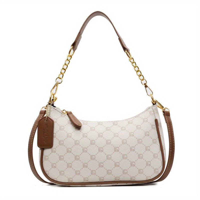 CAHVIN KOEINZ: Karierte PU-Tasche mit Reißverschluss (Plaid Pattern)