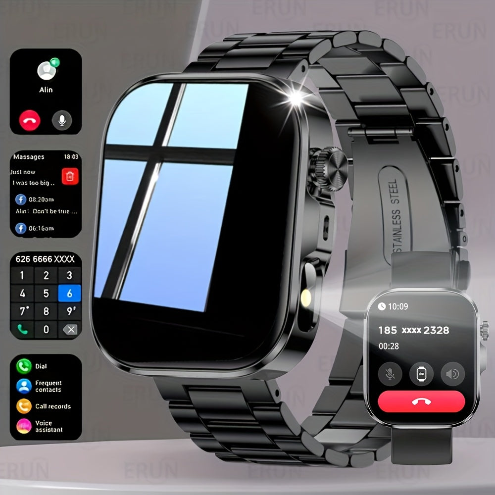 Smartwatch GREENPORT: Alloy-Gehäuse, Silikonband und großes TFT-Display