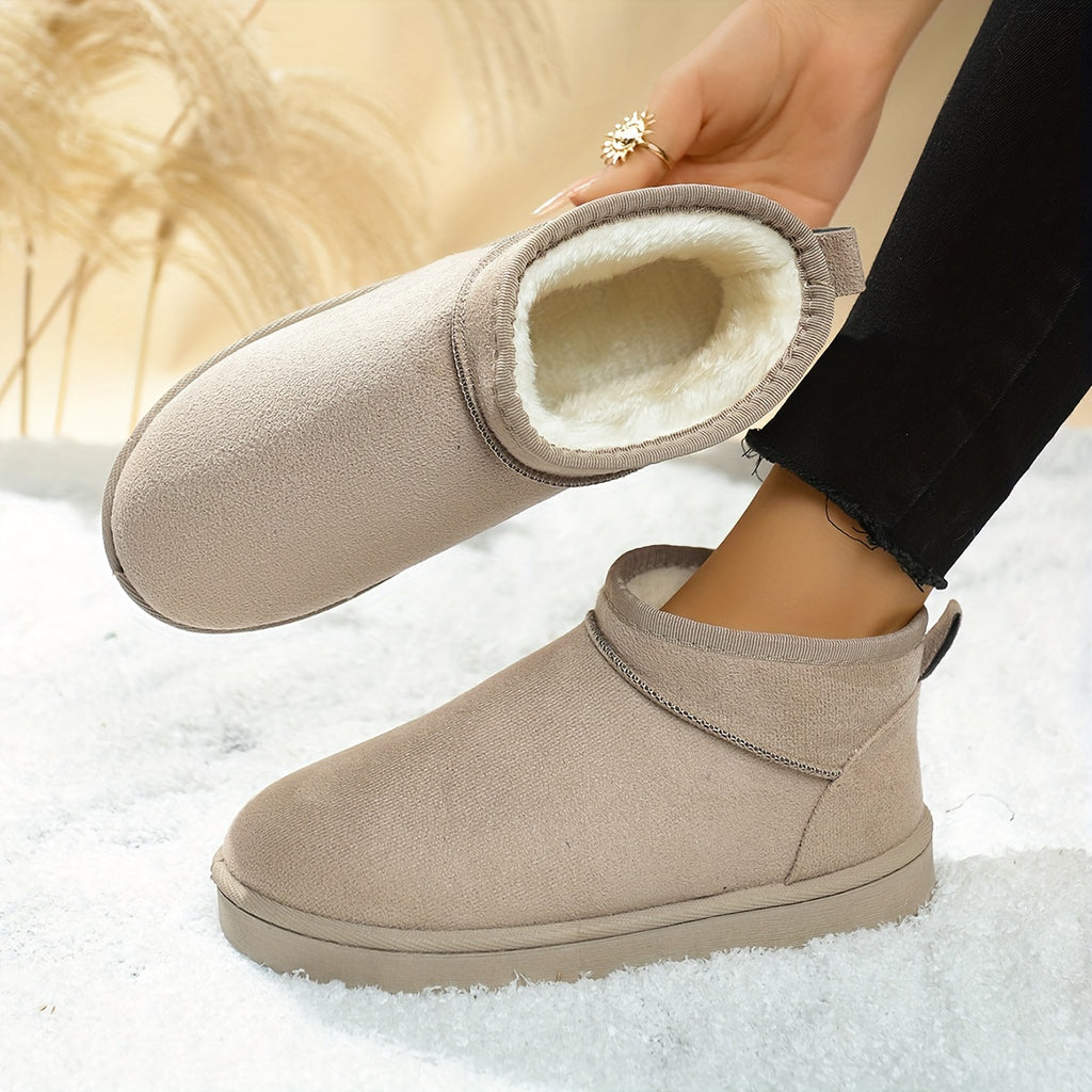 Bequemer Slip-On Schuh mit Stoff-Obermaterial und Rundspitze