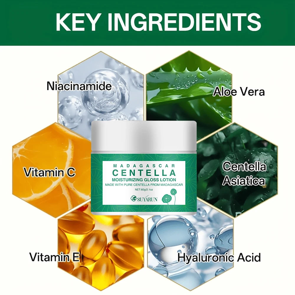 SUYARUN CICA Gesichtscreme: Intensiv Feuchtigkeitsspendend, Anti-Aging & Aufhellend (Unisex)