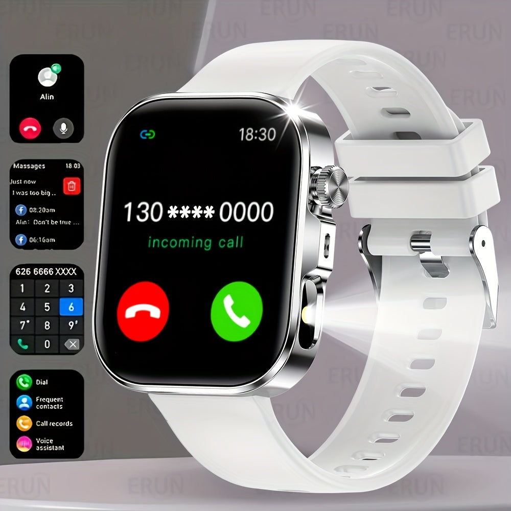 Smartwatch GREENPORT: Alloy-Gehäuse, Silikonband und großes TFT-Display